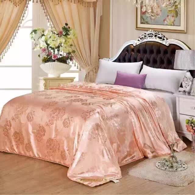 仿真絲玉色蠶絲被